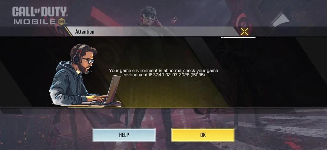 Fix COD Mobile Error 15035: Game Environment Abnormal
