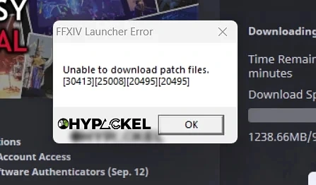 Fix FFXIV Dawntrail Error [30413][25008][20495] on Windows 11