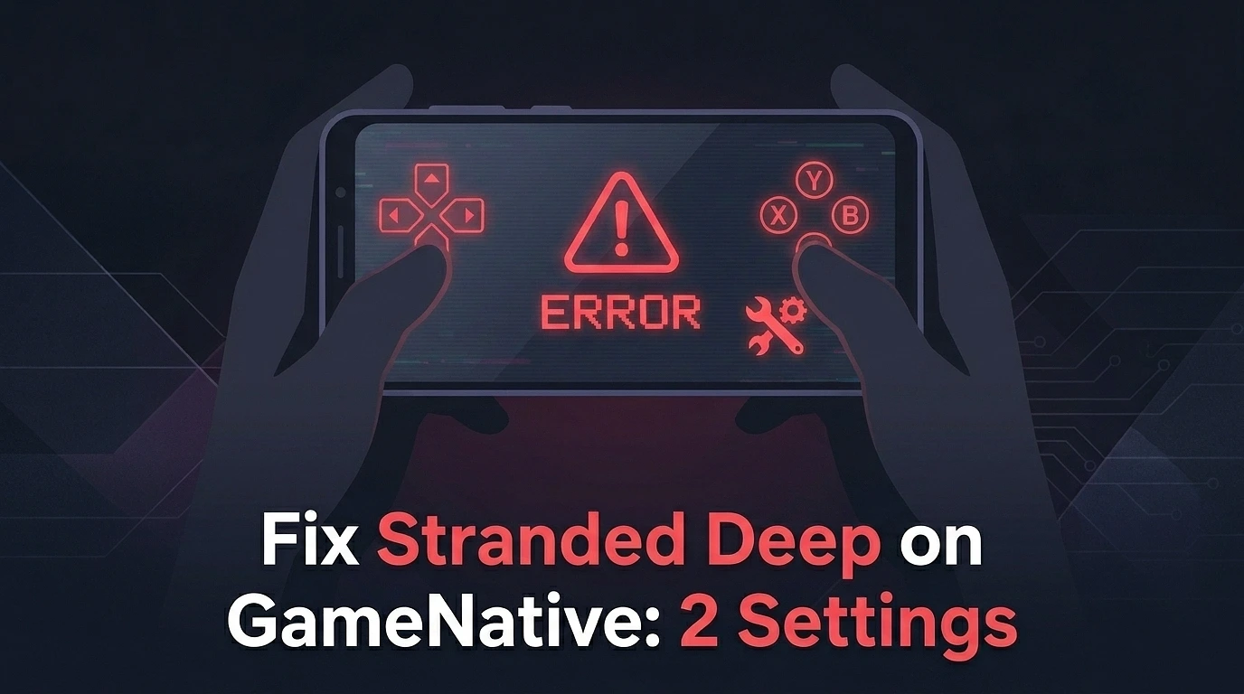 Fix Stranded Deep on GameNative: 2 Settings