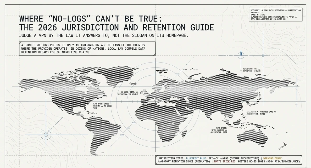 VPN Data Retention Laws by Country