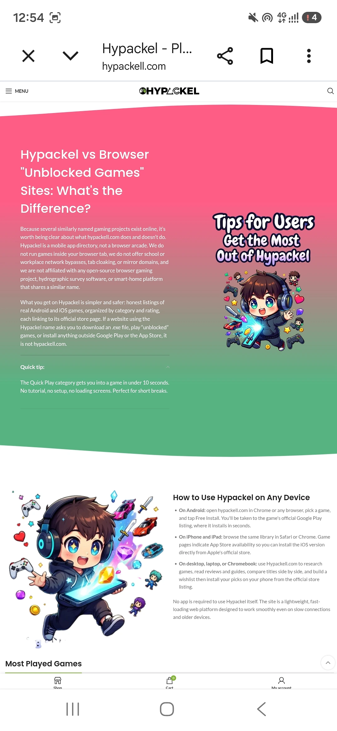 Hypackel vs Browser "Unblocked Games"