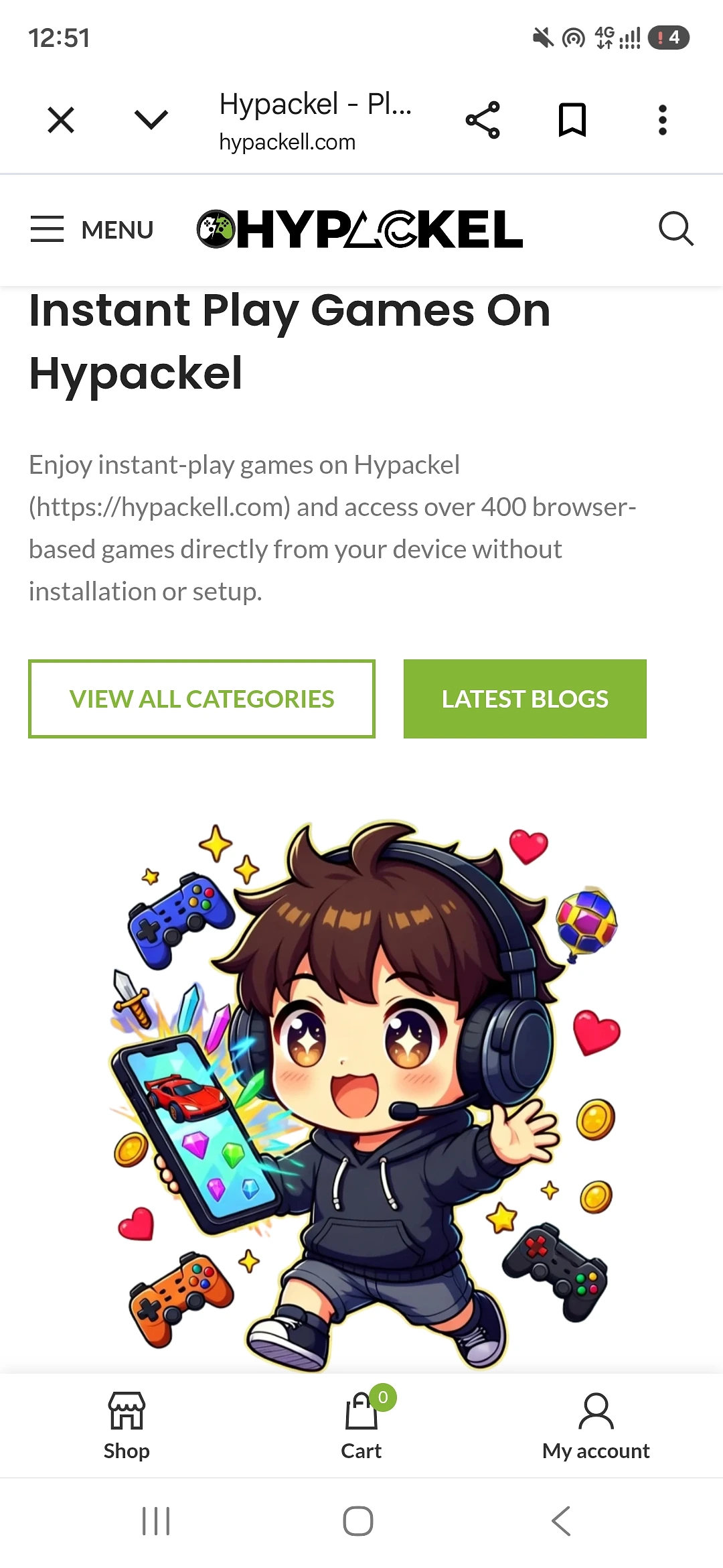 Instant Play Games On Hypackel